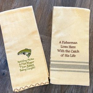 Fisherman hand towels